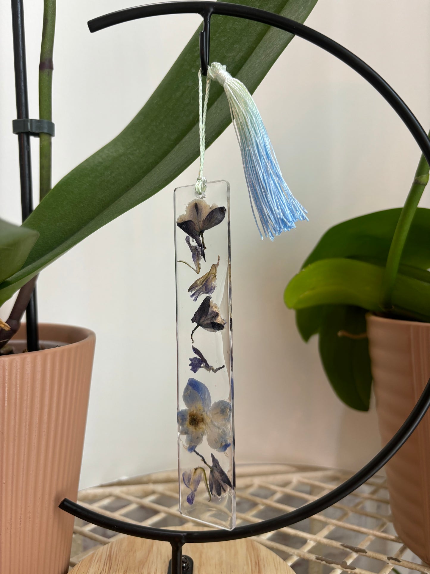 Blue Delphinium Bookmark