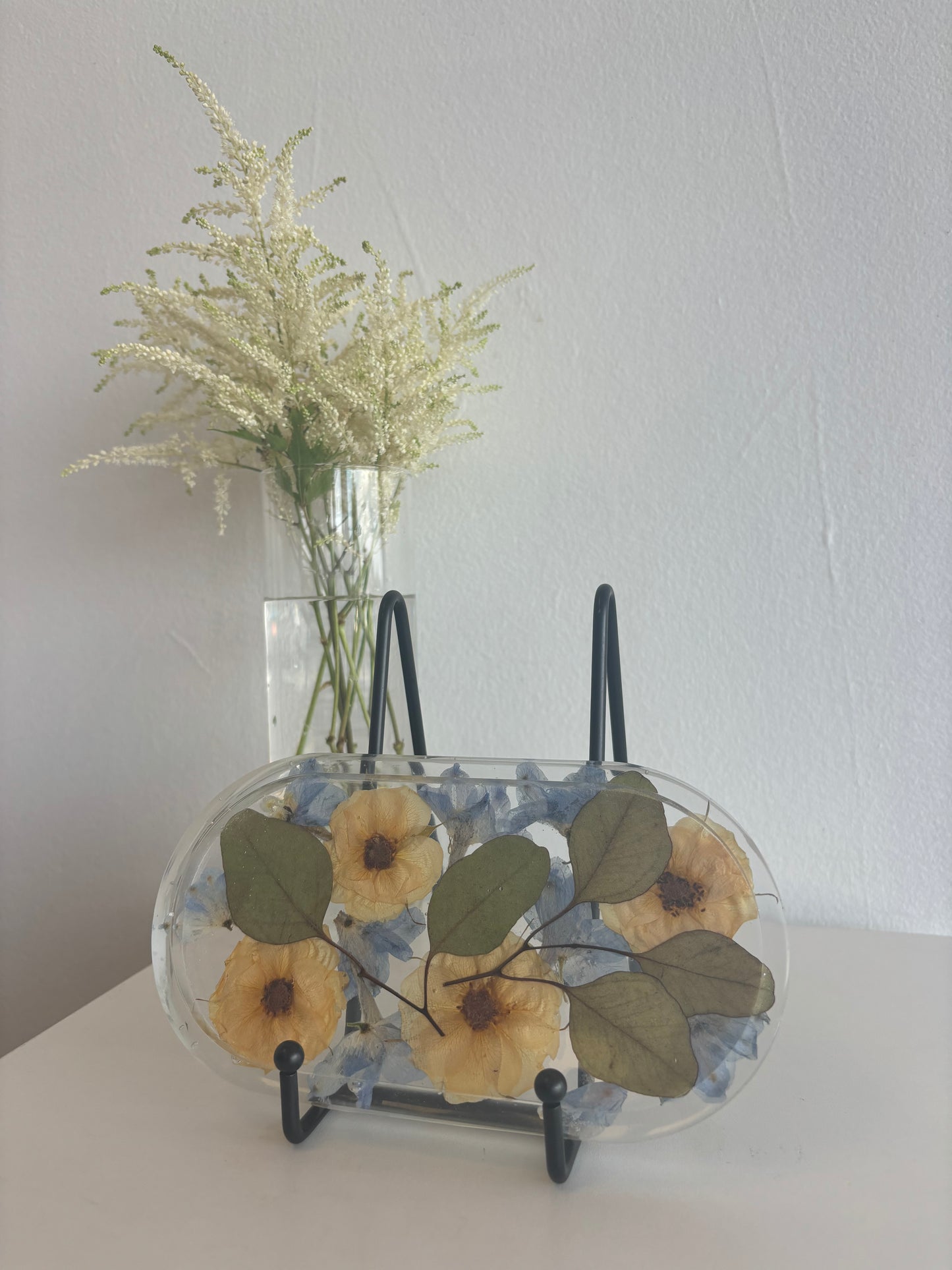 Yellow and Blue Jewelry Tray