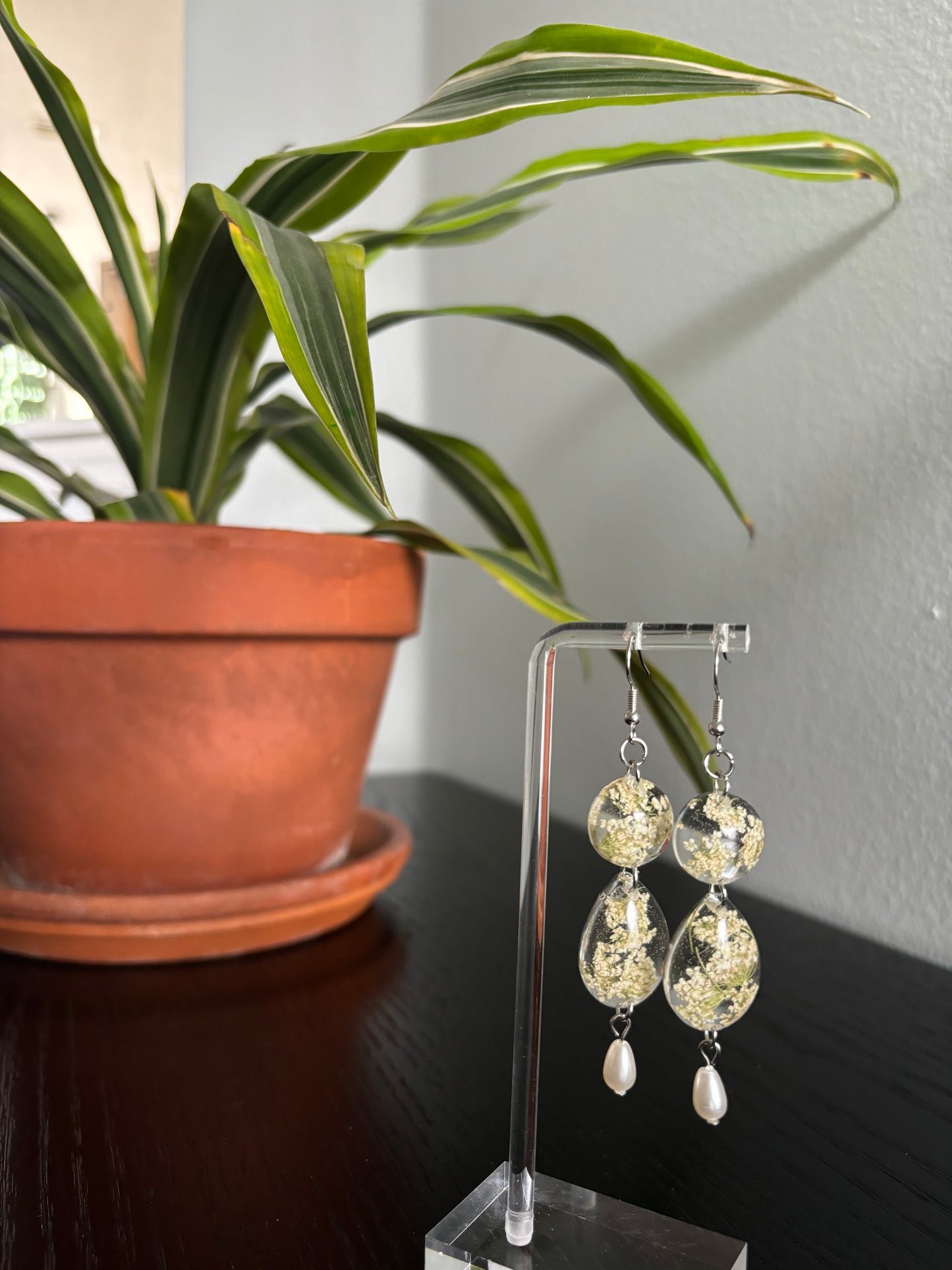 Baby’s Breath Drop Earrings