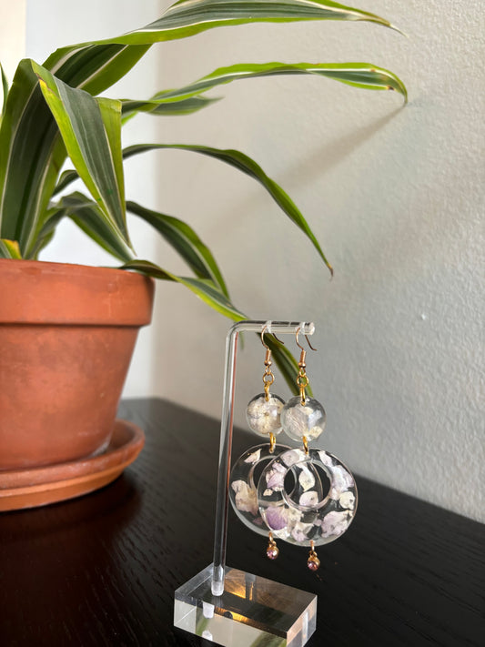 Hydrangea Drop Earrings