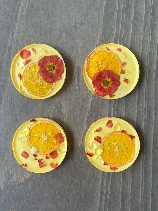 Citrus Thin Coasters