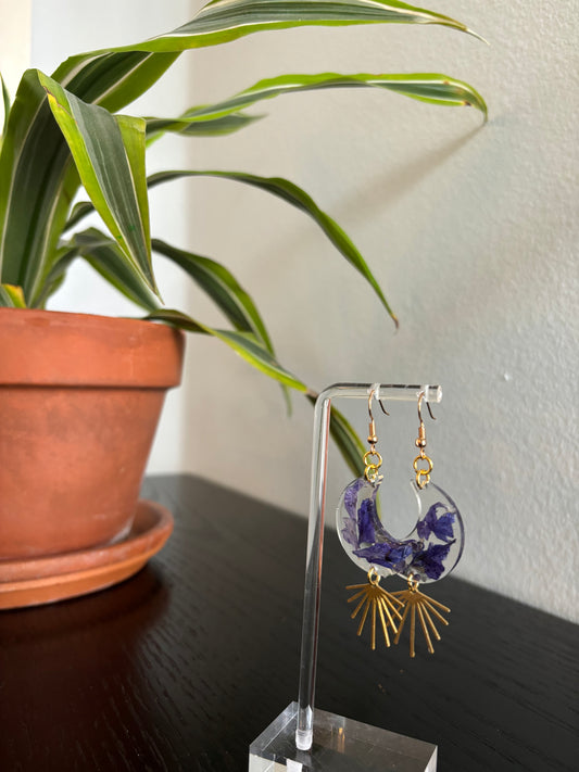 Moon Drop Earrings